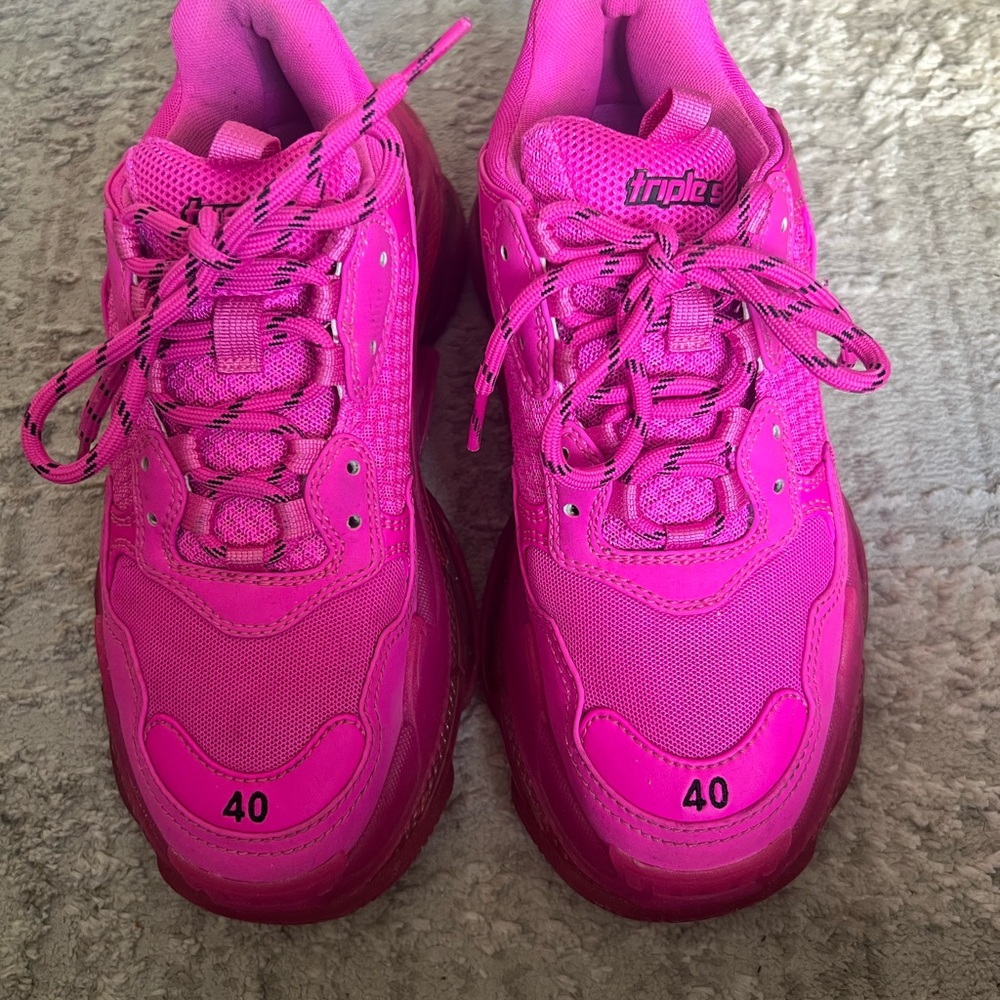 Pink Balanciaga Sneakers